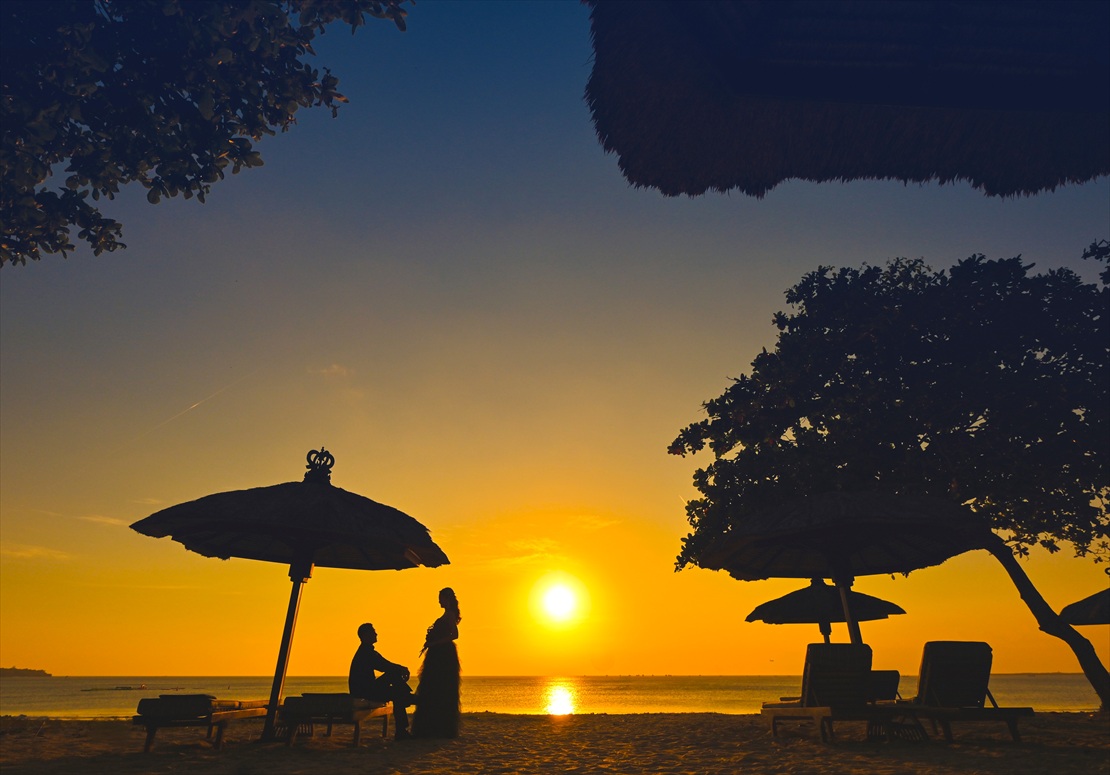 Belmond Jimbaran Beach Romantic Dinner (4) バリ島・サンセット・フォトウェディング