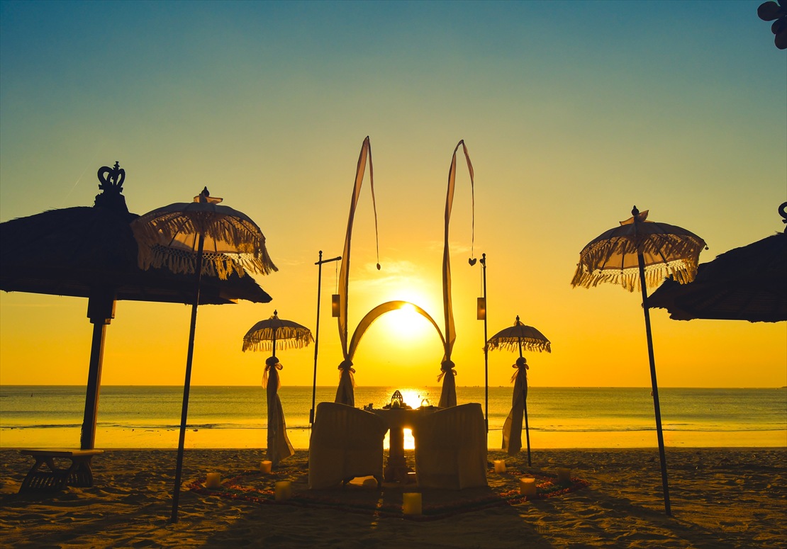 Belmond Jimbaran Beach Romantic Dinner (6) ビーチ・ロマンティックディナー会場 ベルモンド・ジンバラン