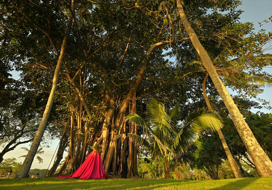 Intercontinental Bali Resort Wedding Party (2) 自然豊かなリゾート内にてフォトウェディング