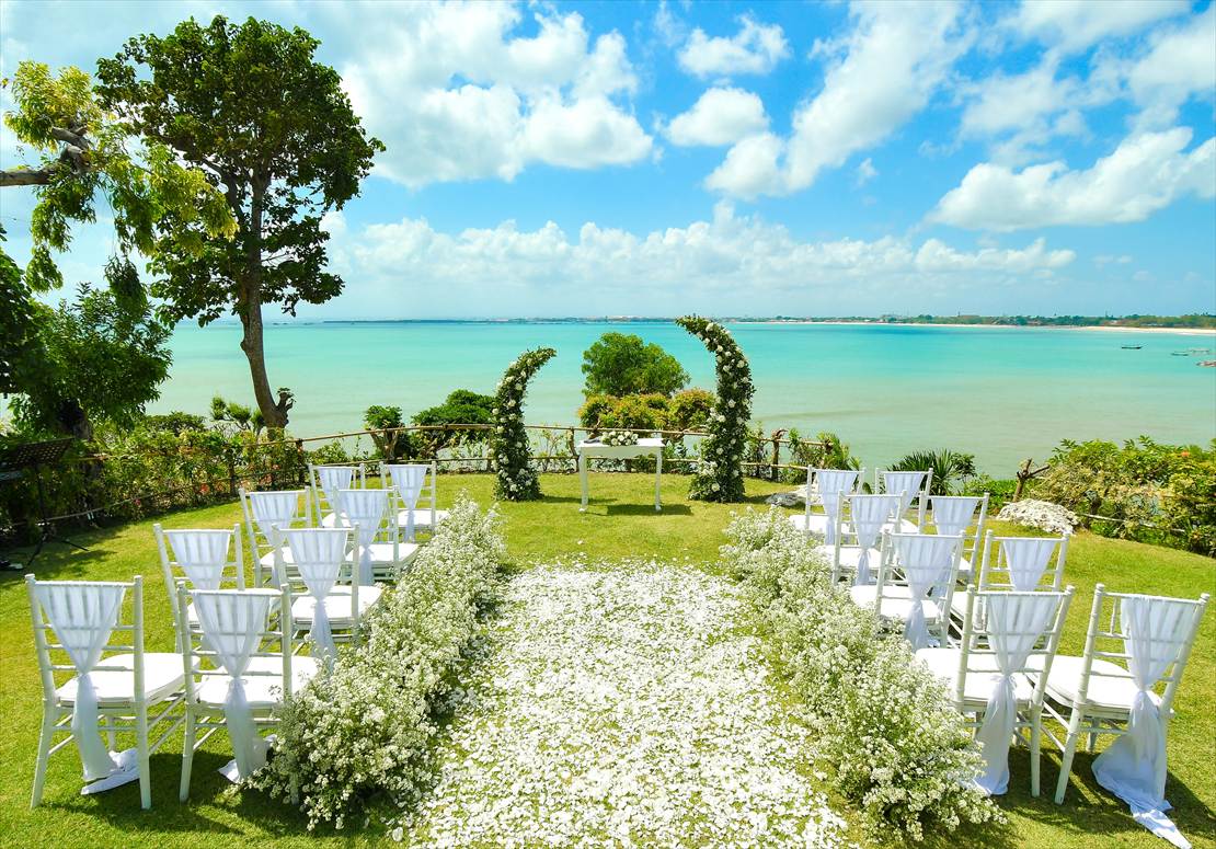 Bali Four Seasons Jimbaran Garden Wedding (3) ジンバラン・ガーデン:挙式会場全景