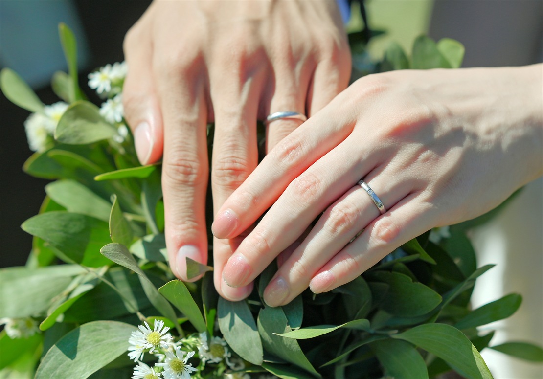 Bali Four Seasons Jimbaran Garden Wedding (9) フォーシーズンス・ジンバラン ガーデン挙式に馴染むグリーンリーフ・ブーケ