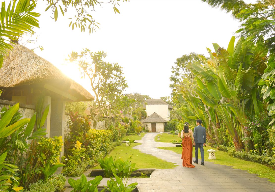 Bali Sunset Wedding Party Belmond JImbaran (1) ベルモンド・ジンバランに移動