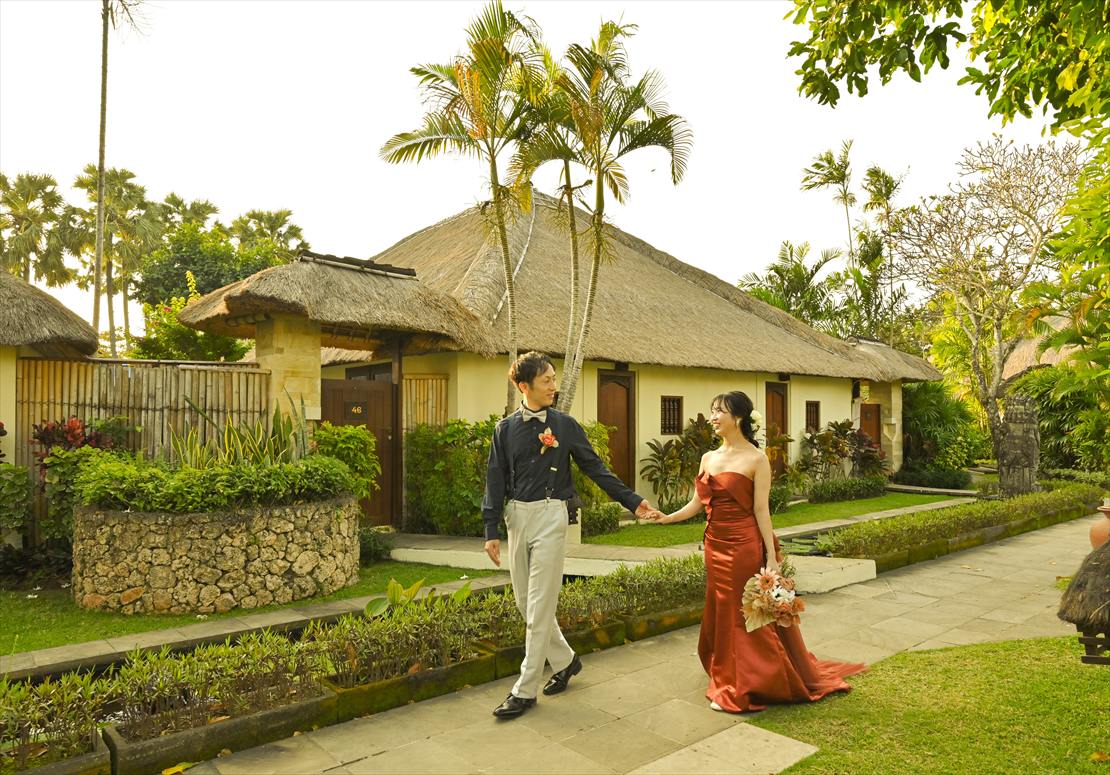Bali Sunset Wedding Party Belmond Jimbaran (7) ベルモンド・ジンバラン 挙式後撮影