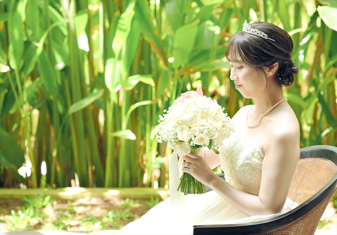 Bali Wedding Ceremony The Apurva Kempinski (4) 新婦様お仕度シーン バリ島結婚式