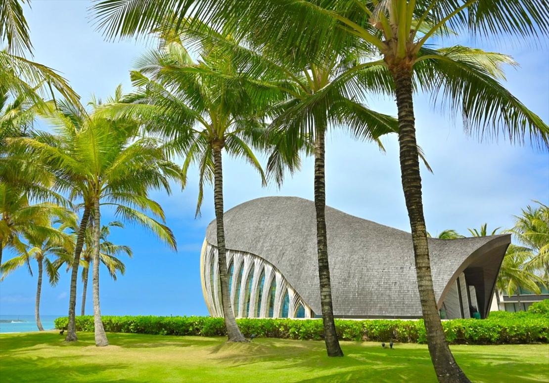 Bali Wedding Ceremony The Apurva Kempinski (9) オーシャンフロント・チャペル全景