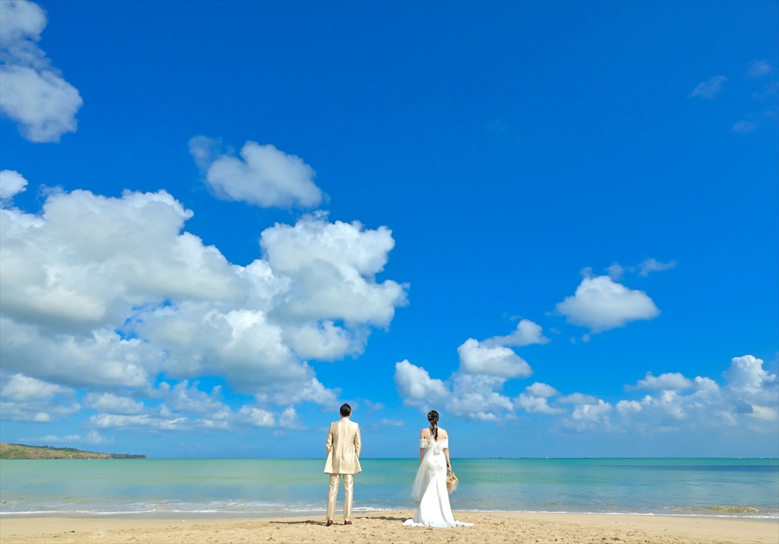 青い海と白砂が美しいバリ島フォトウェディング