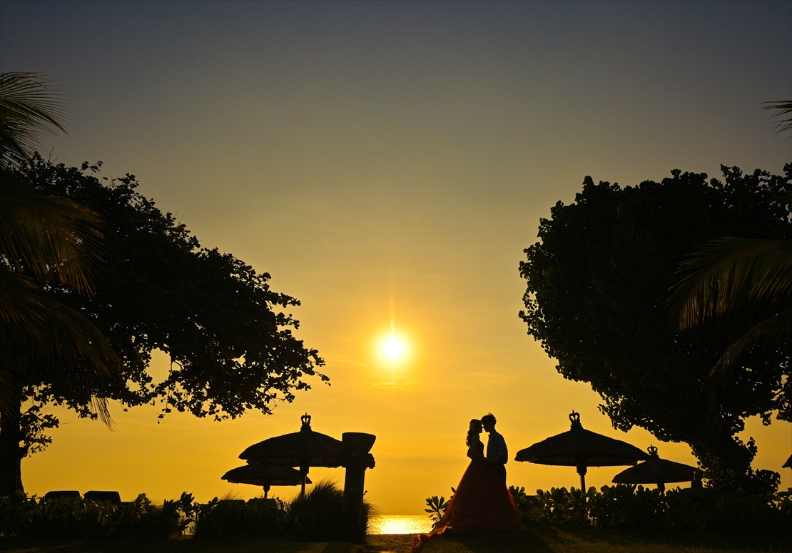 Belmond Jimbaran Tunjung Restaurant Wedding Party (4) バリ島・サンセット・フォトウェディング